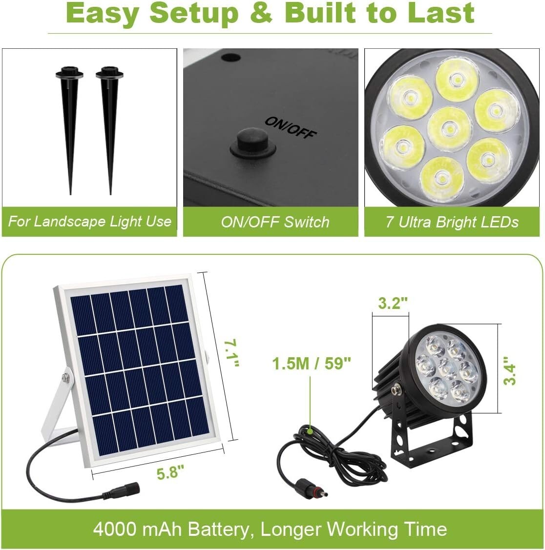 Durable Solar Flag Light with Dual Brightness for Enhanced Outdoor Visibility