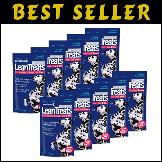 10 Pack Nutrisential Soft Low-Calorie Dog Treats - Perfect for All Life Stages