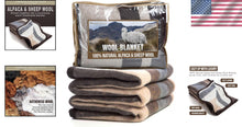 Load image into Gallery viewer, Warm &amp; Breathable Alpaca Wool Blanket - King Size, Durable &amp; Machine Washable