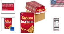 Load image into Gallery viewer, Wholesome GRAHAMS Original Graham Crackers - 12 Boxes with Whole Grain Goodness