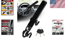 Load image into Gallery viewer, Universal Anti-Theft Steering Wheel Lock - Steel and Plastic Dipped Design