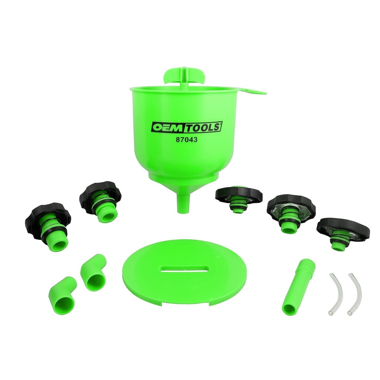 Easy-to-Use No-Spill Funnel Kit Includes 5 Adaptable Extensions for Mechanics