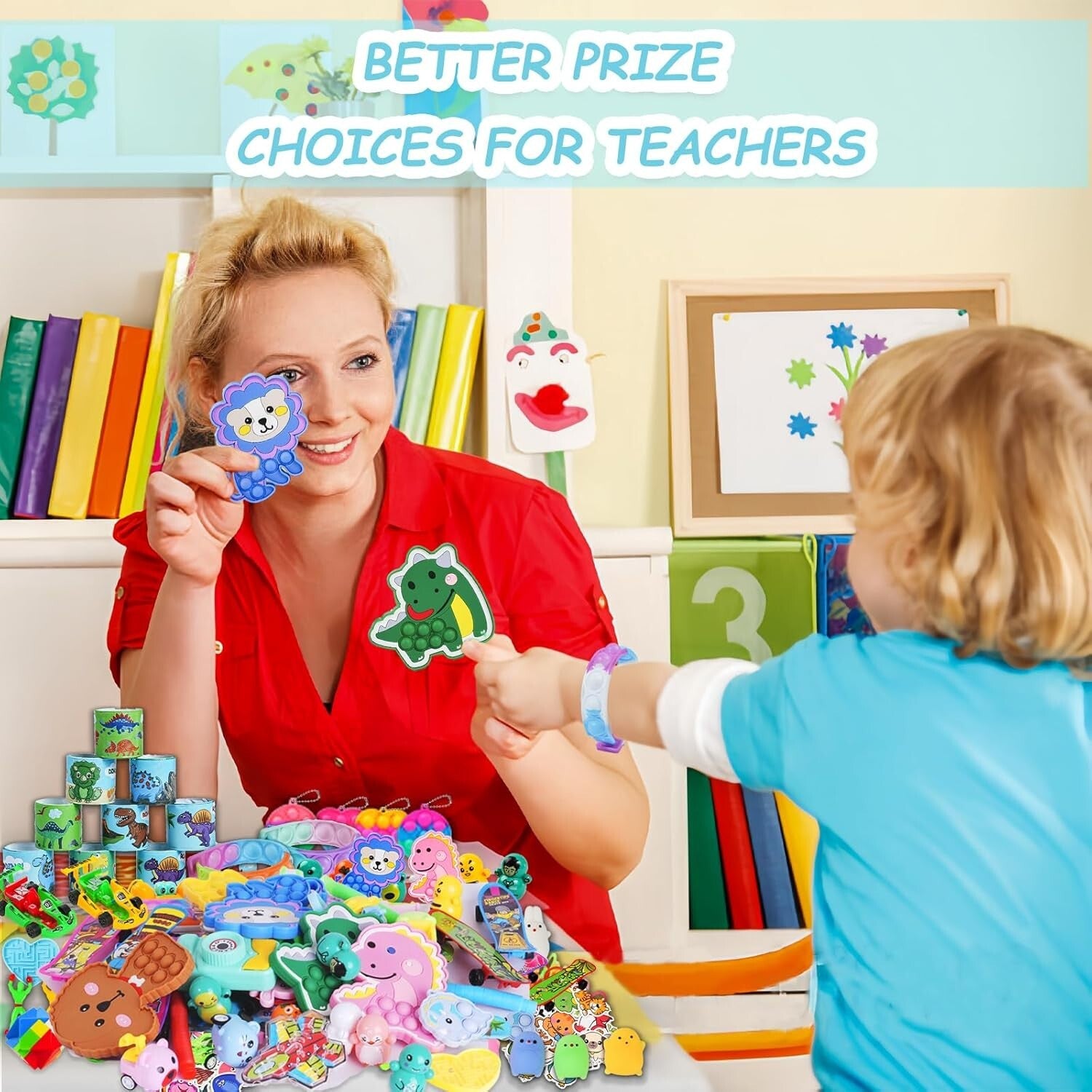 1000 Pcs Fidget Toys Bulk - Exciting Classroom Prizes & Goodie Bag Stuffers