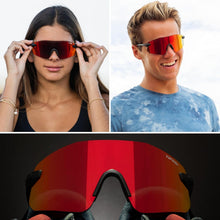 Load image into Gallery viewer, Lightweight Vogel SL Sunglasses with Comfort Grip &amp; Hydrophilic Pads - Large Fit