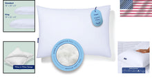 Load image into Gallery viewer, Luxury Microfiber Sleep Pillow - Medium Firmness, Washable &amp; Breathable Cotton