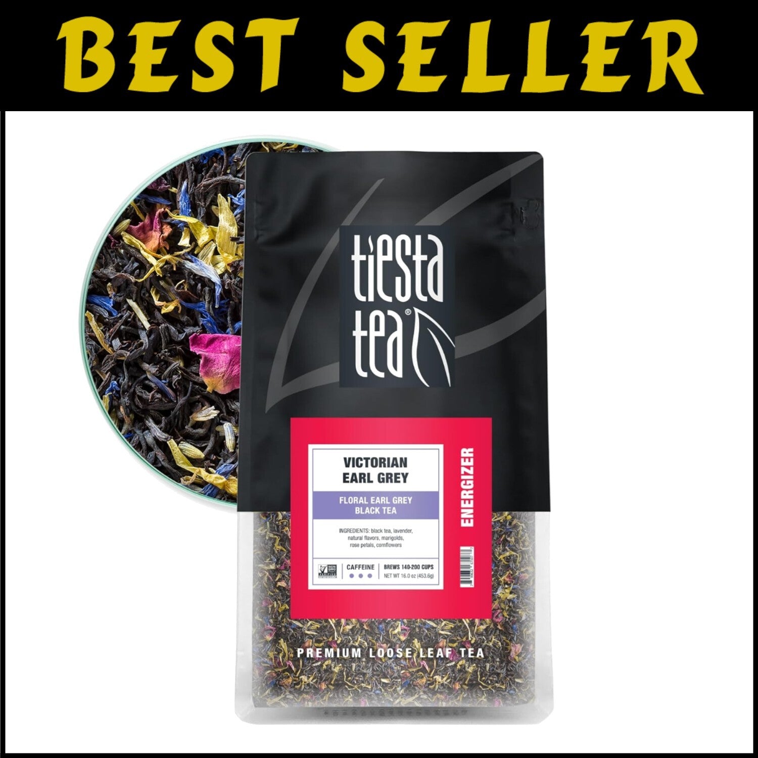 Premium Victorian Earl Grey Black Tea - Elegant Brewing Experience in Every Cup