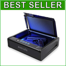Load image into Gallery viewer, Biometric Fingerprint Gun Safe with Quick Access and Keypad - Secure Storage