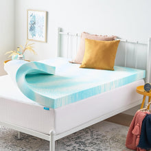 Load image into Gallery viewer, CertiPUR Certified 4-Inch Plush Gel Memory Foam Topper - Refresh Your Sleep
