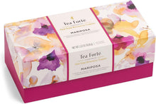 Load image into Gallery viewer, Luxurious Mariposa Tea Presentation Box with 20 Individually Wrapped Infusers