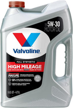 Load image into Gallery viewer, High Mileage Motor Oil with MaxLife Technology - 3 Pack of 5W-30 Synthetic Oil