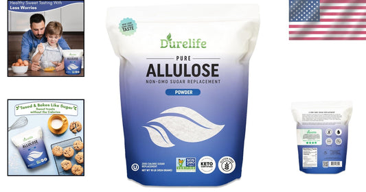 100% Pure Keto Friendly Allulose Sweetener - 10 lb, Natural Flavor, NO Fillers