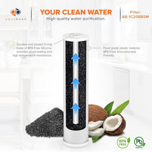 Load image into Gallery viewer, Premium CTO Carbon Block Water Filter - 20 x 4.5 Inch Replacement, 2 Pack