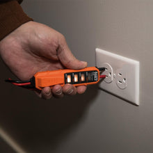 Load image into Gallery viewer, Battery-Powered Digital Multimeter with Flashlight &amp; GFCI Receptacle Tester Kit