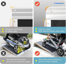 Load image into Gallery viewer, 3FT Portable Folding Wheelchair Ramp - 600 lbs Load Capacity for Home &amp; Outdoor