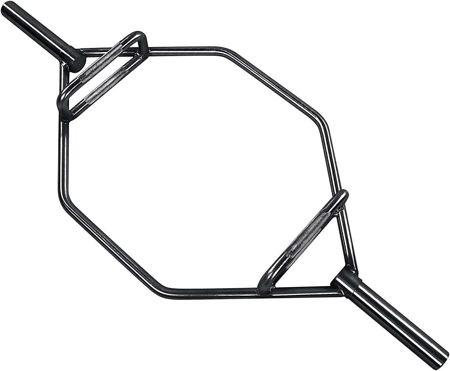 2-Inch Olympic Trap Bar with Knurled Grip - Complete Strength Training Solution