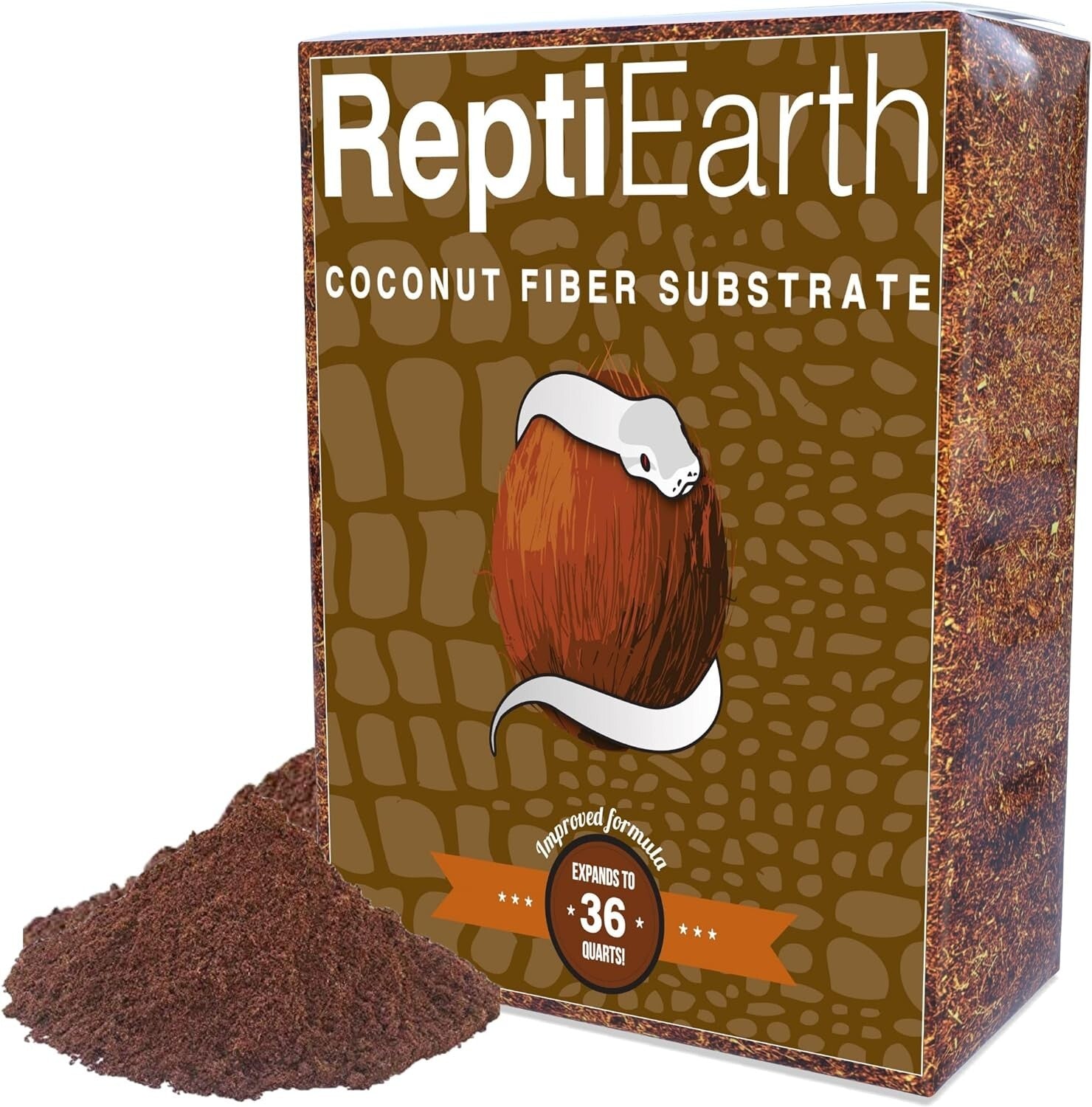 Fluffy Organic Coco Fiber Bedding - Ideal for Bioactive Reptile Environments