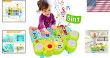 Load image into Gallery viewer, Musical Toys for Infants: Piano, Drum &amp; Xylophone Set - Safe and Engaging Fun