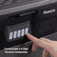 Load image into Gallery viewer, Heavy-Duty Charcoal Gray Safe with Digital Keypad – Protects Files &amp; Media