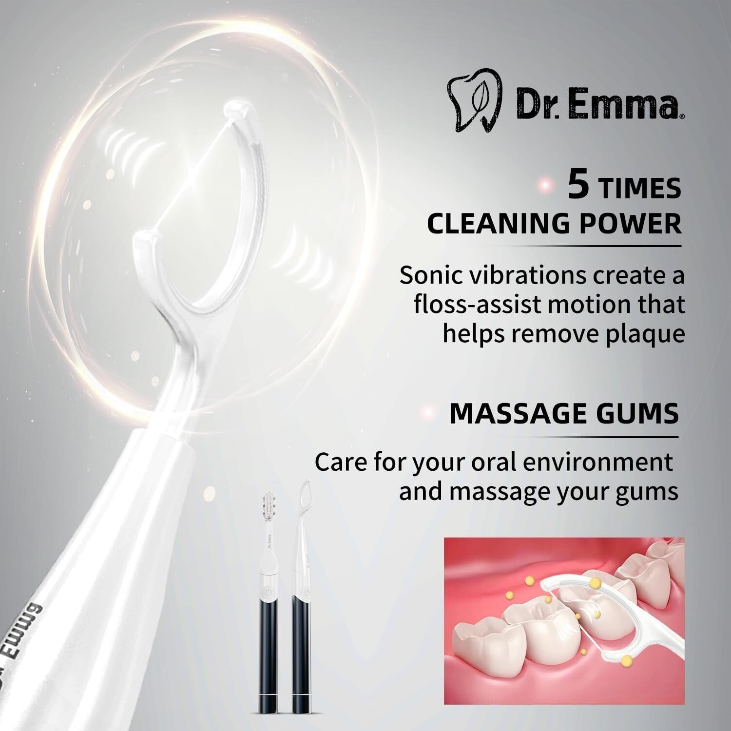 Portable Electric Dental Flosser Starter Kit - Easy Flossing for Healthy Smiles
