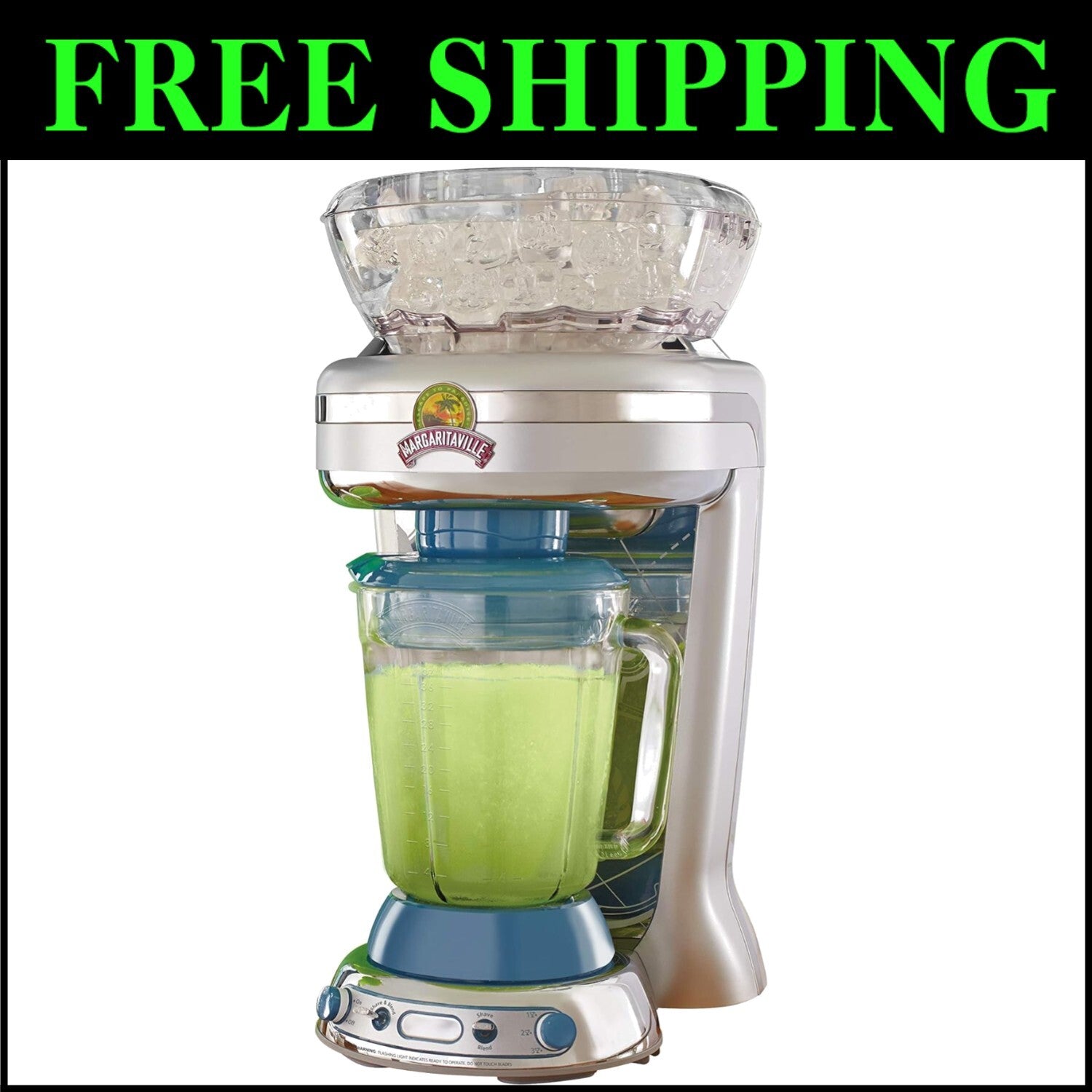 Key West Concoction Maker: Stainless Steel Ice Shaver for Parties & Gatherings