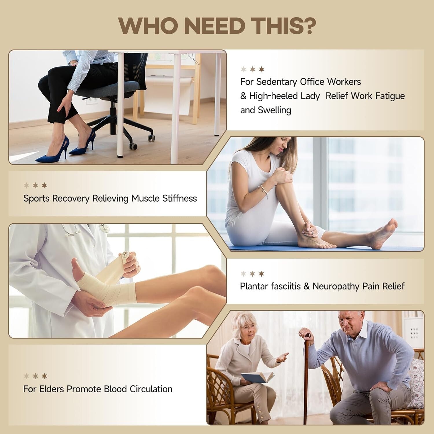 8-Modes Foot Massager Mat for Pain Relief & Muscle Relaxation, USB Rechargeable