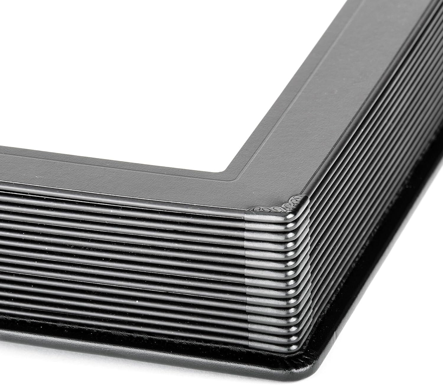 Black Leatherette Bound Photo Album for Family Milestones - 30 Photos, 15 Pages