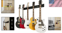 Load image into Gallery viewer, Premium 5-Guitar Wall Mount with Adjustable Slatwall Rails for Elegant Display