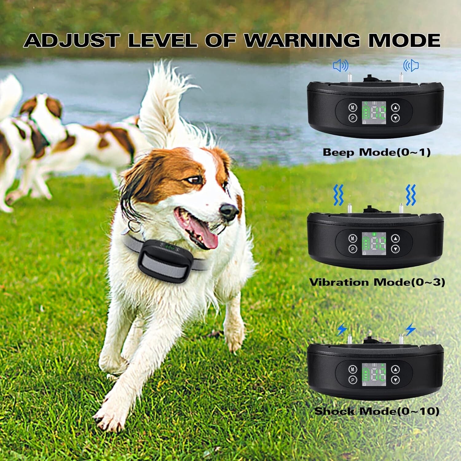 Safe & Adjustable GPS Wireless Dog Fence – Cover Up to 3300 ft! Easy Setup