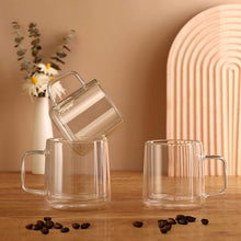 Load image into Gallery viewer, Set of 4 Elegant Insulated Glass Cups - Ideal for Housewarming or Celebrations