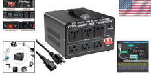 Load image into Gallery viewer, Efficient 5000W Voltage Converter with Three Sockets - Seamless Power Adaptation