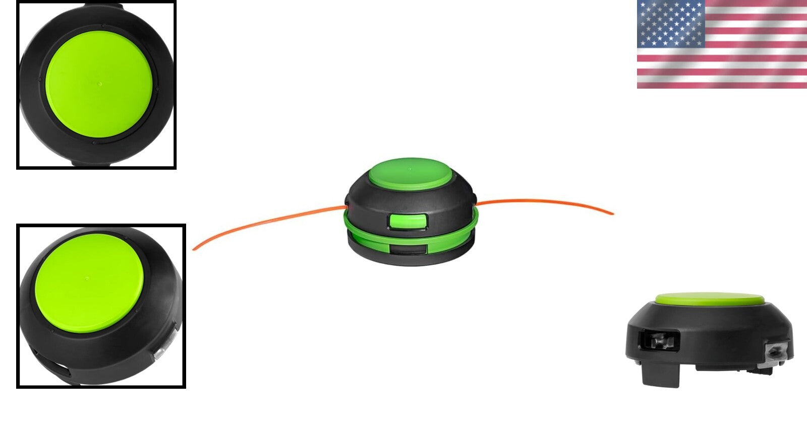 Easy Installation EGO 15" Trimmer Replacement Head - 16' Pre-Wound Line Included