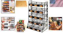Load image into Gallery viewer, Compact Countertop Snack Organizer - Tiered Rack for Chips and Candy Display
