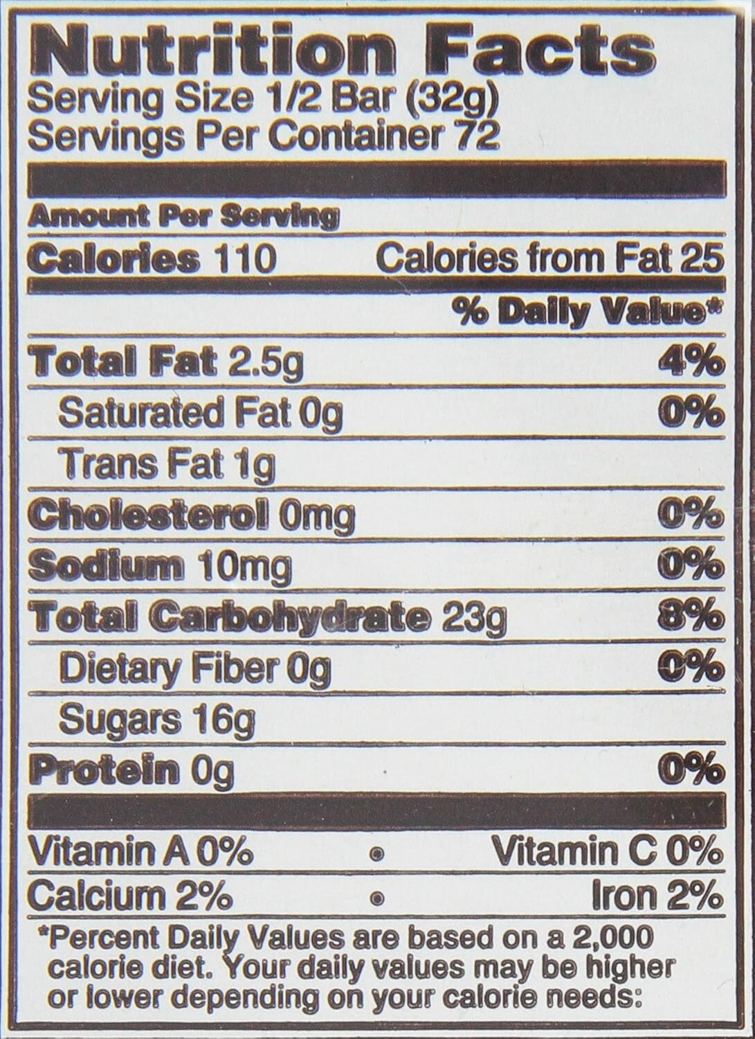 2.25 Ounce Classic Bars - 36 Pack, Perfect for Parties and On-the-Go Snacking