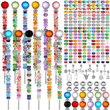 Load image into Gallery viewer, All-in-One 236-Pc Garden Stake Kit with Beads and Crystal Toppers for Easy Use