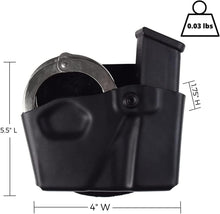 Load image into Gallery viewer, Self-Locking Open Top Magazine Holder for Glock with Slip Pocket Convenience
