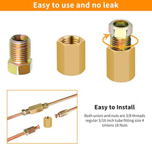 Load image into Gallery viewer, 25 ft 3/16" Brake Line Kit with Fittings, Tool Kit &amp; Copper-Coated Construction
