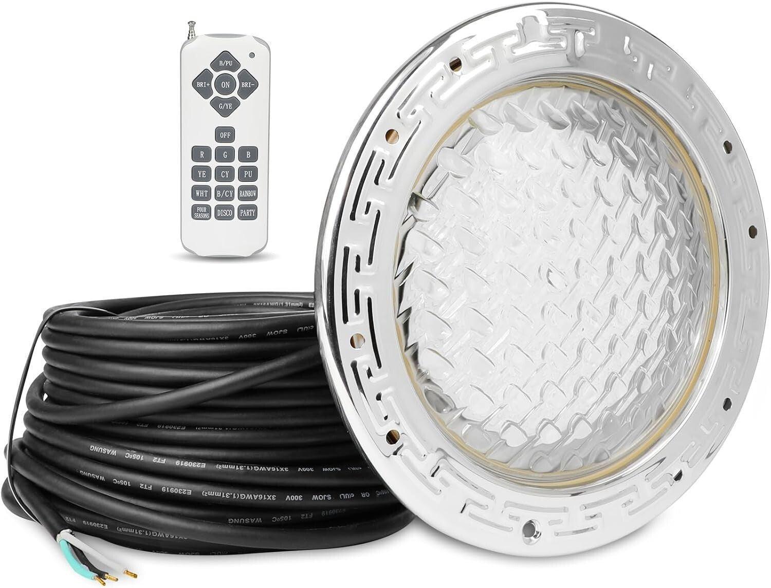 Energy-Saving 35W LED Pool Light with Remote Control - Perfect for Outdoor Pools