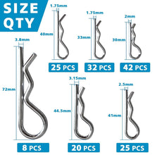 Load image into Gallery viewer, Complete Set of 202 Rust-Resistant Hitch Pins and Clips for All Equipment