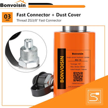 Load image into Gallery viewer, Efficient 20T Porta Power Hydraulic Jack with 2" Stroke for Industrial Use