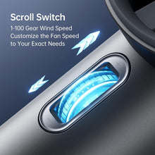 Load image into Gallery viewer, Rechargeable Handheld Fan - Turbo Speed, Compact Size, Ideal for Travel &amp; Sports