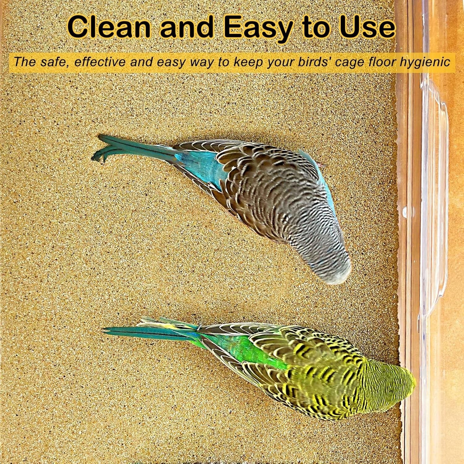 Disposable Bird Cage Liner 11" x 17" - Essential for Parakeets & Cockatiels