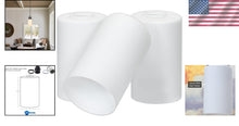 Load image into Gallery viewer, Versatile 7" Opal Cylinder Glass Shades, 3-Piece Set for Stylish Illumination