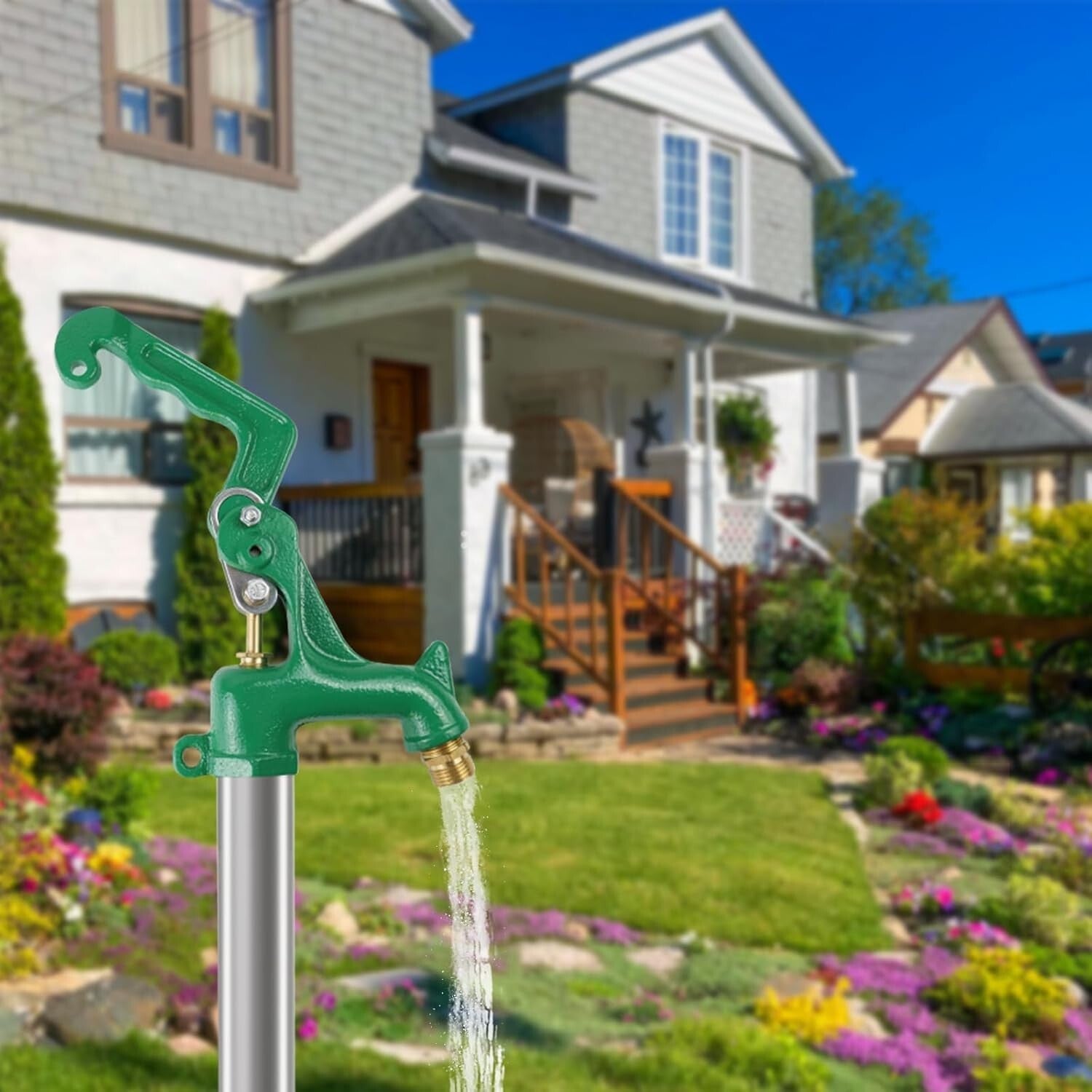 Heavy-Duty Frost Free Outdoor Faucet Replacement Head - Single Hole Installation