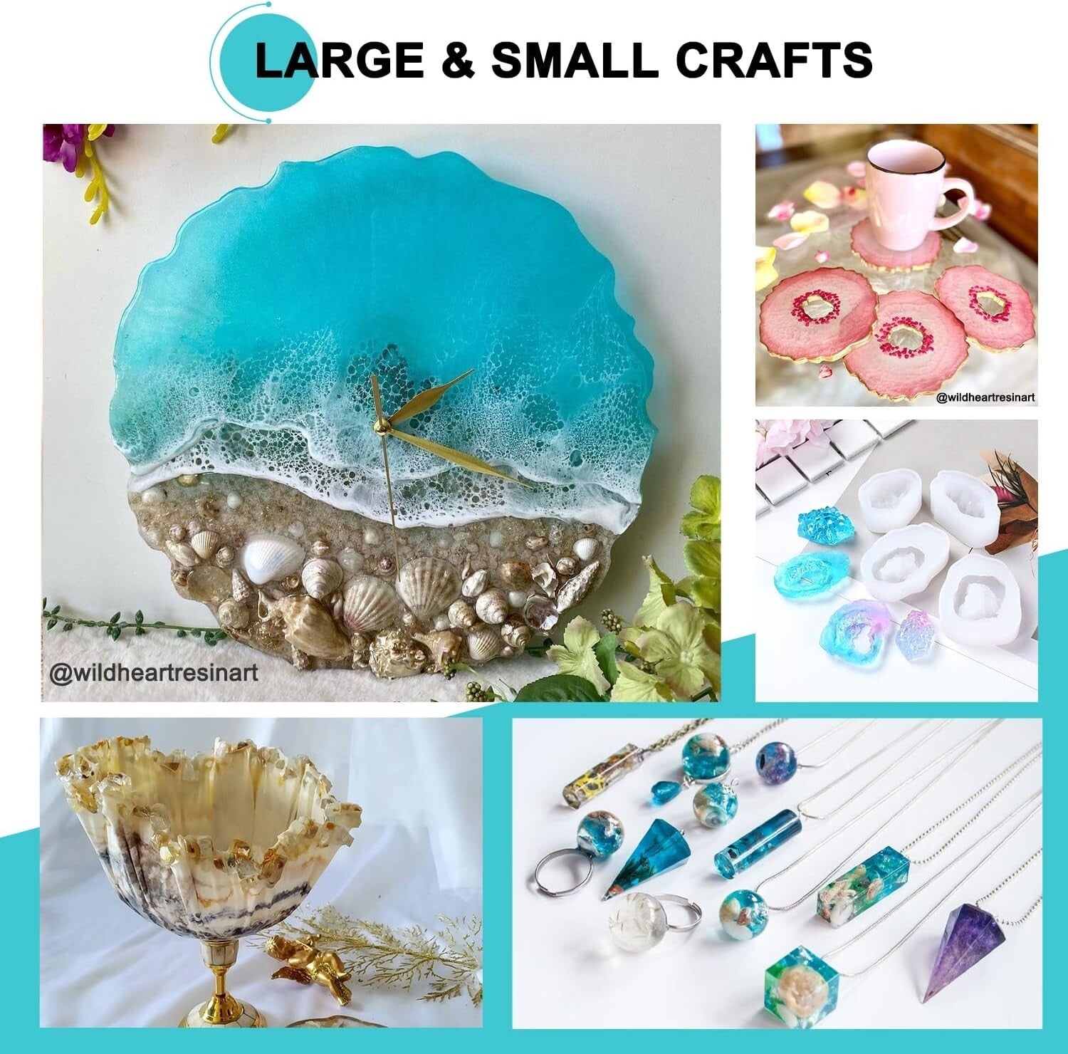 Durable Crystal Clear Epoxy Resin Kit - Ideal for Wood Coating & Art Projects