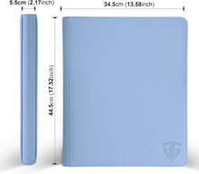 Load image into Gallery viewer, Compact 16 Pocket Card Storage Binder - Easy Access for 1020 Cards, Blue Design