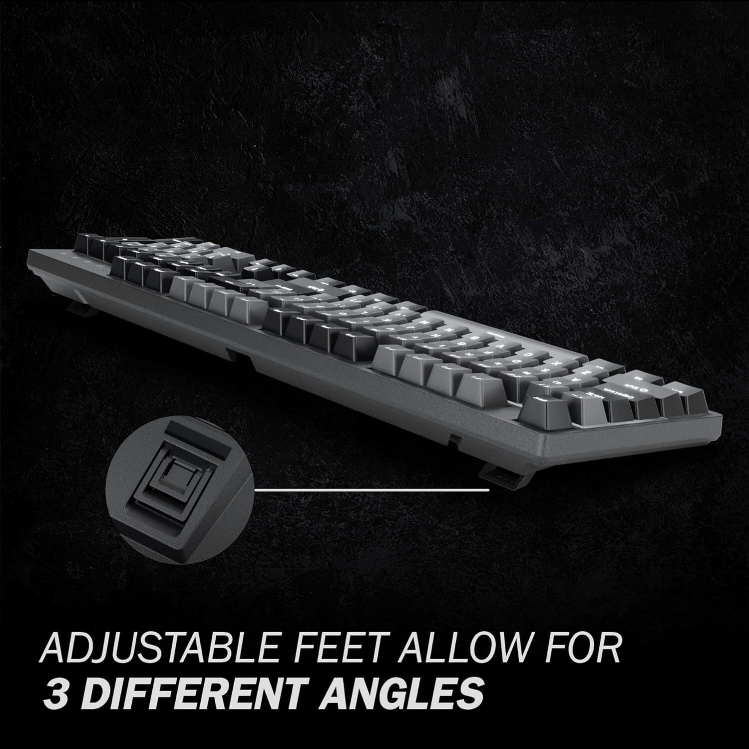 Corona White Backlit Mechanical Keyboard with Cherry MX Brown Switch - 104 Keys