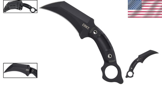 Durable Du Hoc Karambit Knife - 5.1'' Plain Edge SK5 Blade & Customizable Sheath