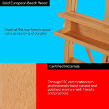 Load image into Gallery viewer, Adjustable H-Frame Easel with Tilt and Wheels - Ideal for Canvas Art up to 48"