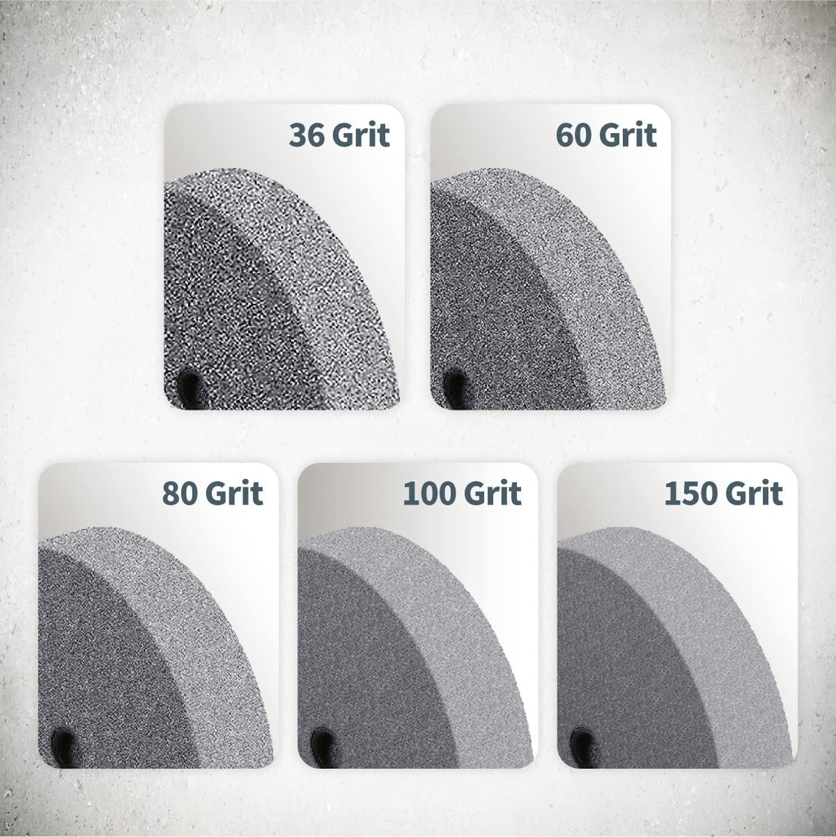 8" Fine Grit Aluminum Oxide Grinding Wheel - Ideal for Bench & Pedestal Grinders