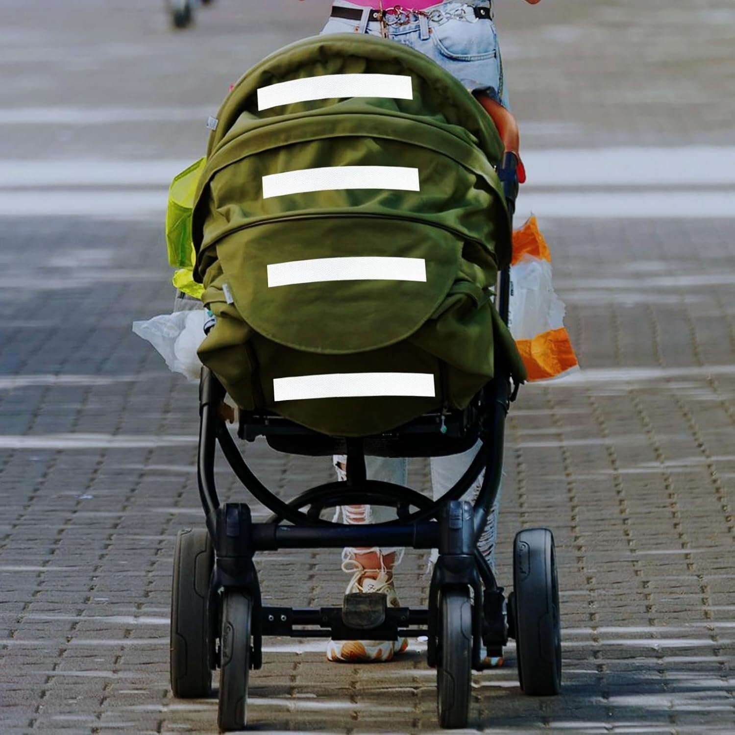 Durable Non-Fading Reflective Tape 2'' x 68 FT for Enhanced Outdoor Safety